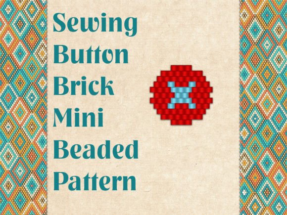 Beaded Sewing Button
