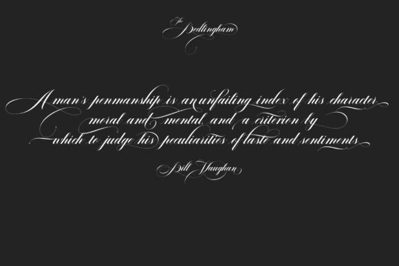 Bedlingham Font - Preview 1