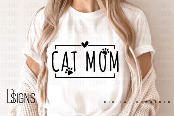 cat mom cat mama cat lover sublimation bundle PNG files