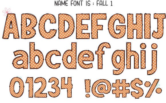Fall Font - Preview 1