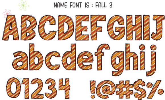 Fall Font - Preview 3