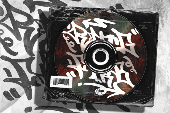 Guns with Rosez Font PNG with transparent background - Preview 2