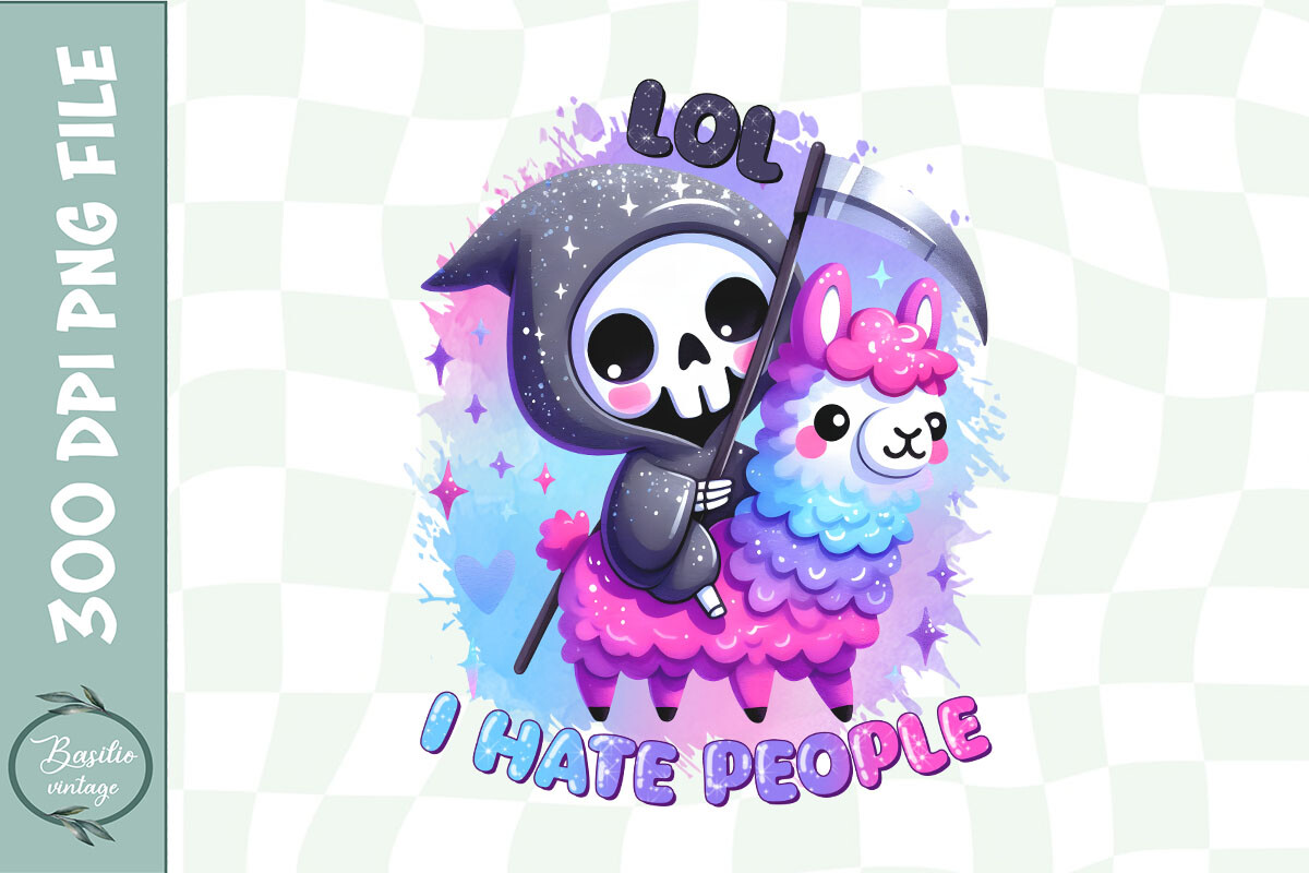 I Hate People PNG Skeleton PNG