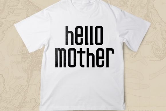 Mother Vintage Font PNG with transparent background - Preview 4