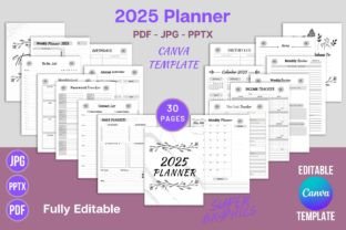 2025 Planner Editable Canva Template KDP Graphic by SUPER GRAPHICS ...