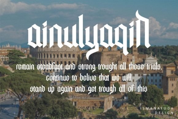 Awaludin Font - Preview 2