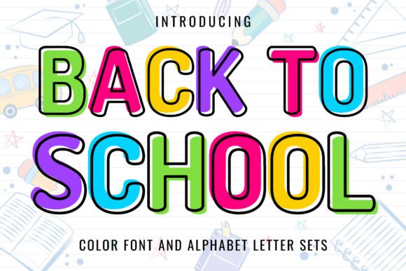 Back to School Collection Font - Preview 2
