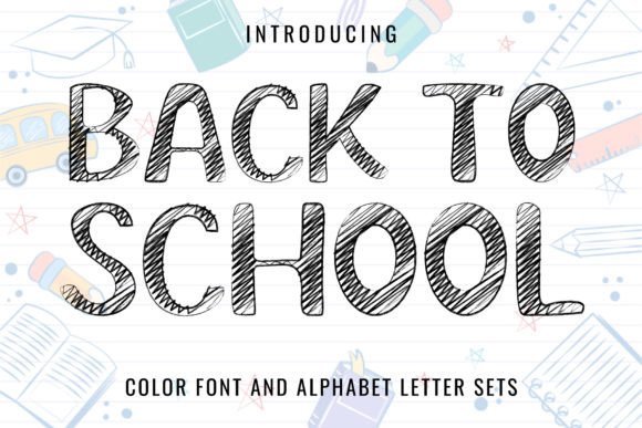 Back to School Collection Font - Preview 3