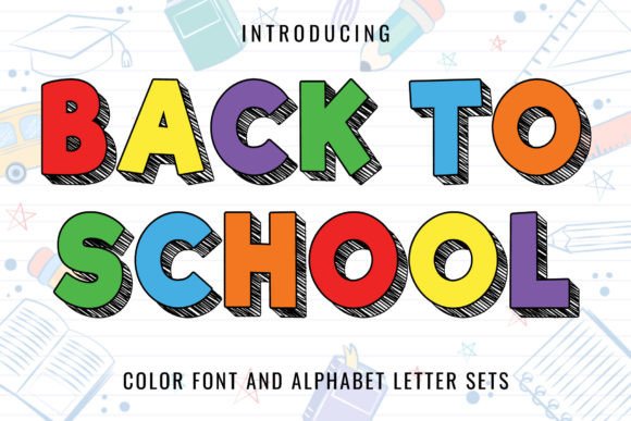 Back to School Collection Font - Preview 4
