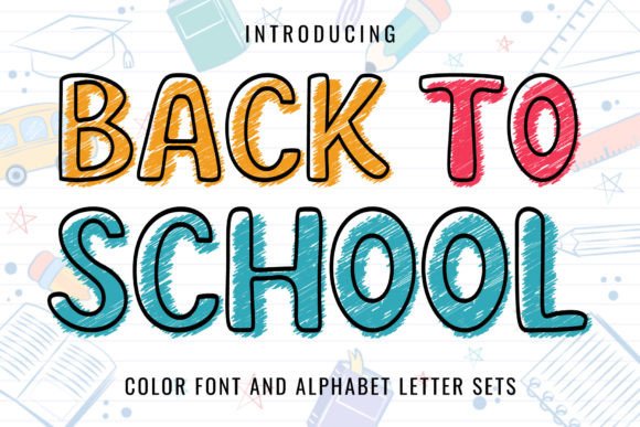 Back to School Collection Font - Preview 5