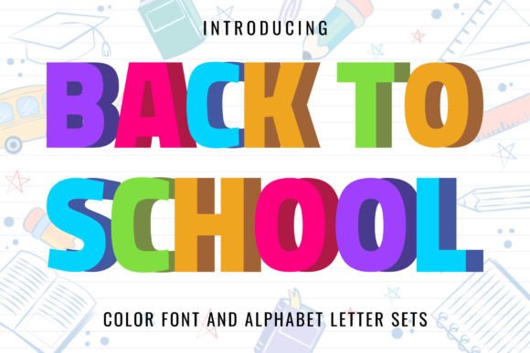 Back to School Collection Font - Preview 6