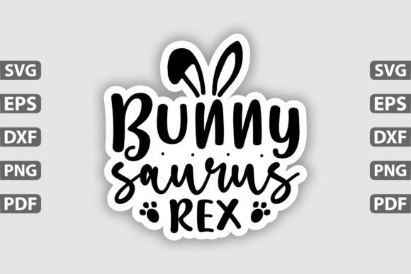 75 Bunny Saurus Rex Designs & Graphics