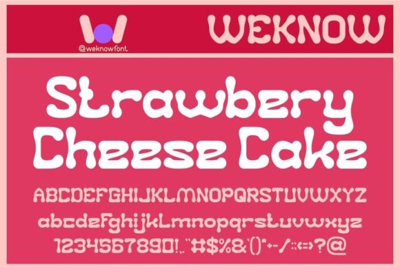 Cake and Bakery Font - Preview 1