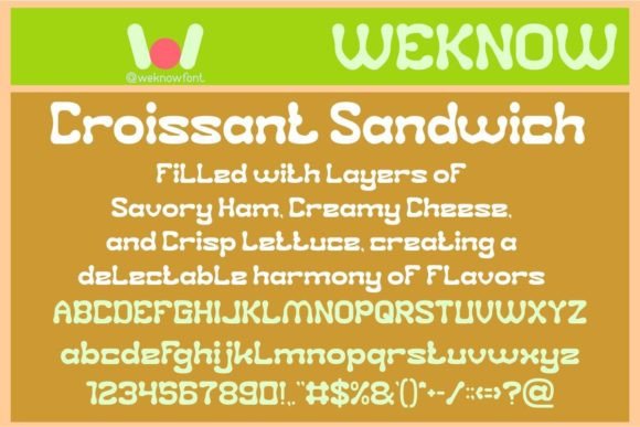 Cake and Bakery Font - Preview 4