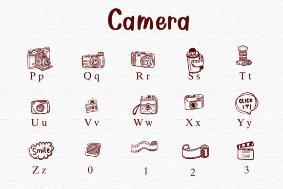 Camera Font - Preview 3