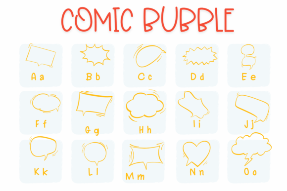 Comic Bubble Font - Preview 1