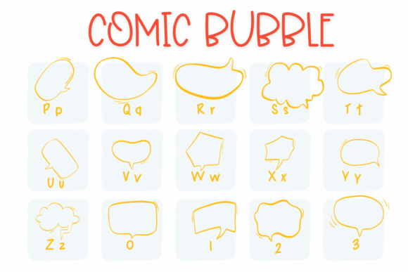 Comic Bubble Font - Preview 2