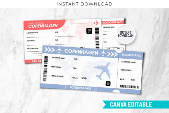 Copenhagen Trip Surprise Gift Ticket