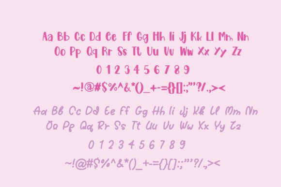 Cute Jingle Bells Font - Preview 1