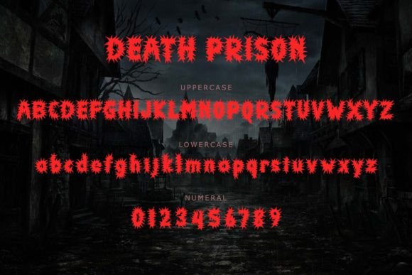 Death Prison Font - Preview 4