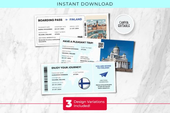 Finland Trip Surprise Gift Ticket