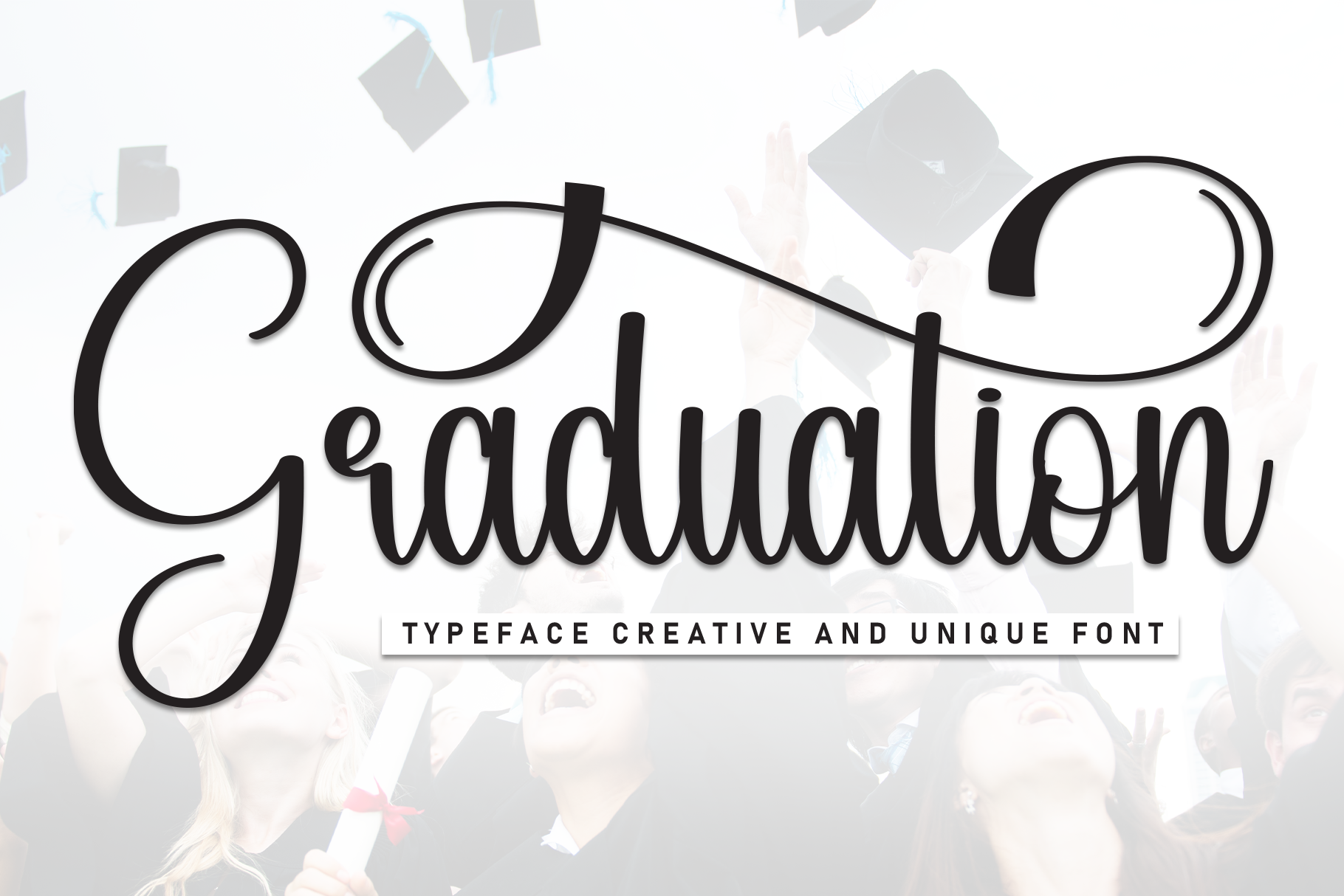 Gradution Font Graduation Font by william jhordy · Creative Fabrica