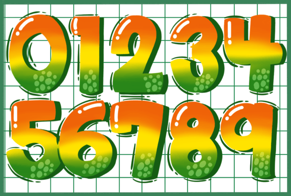 Light Graffiti Font PNG with transparent background - Preview 2