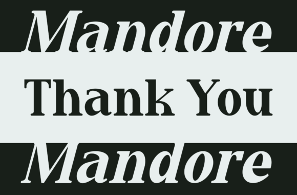 Mandore Font PNG with transparent background - Preview 6