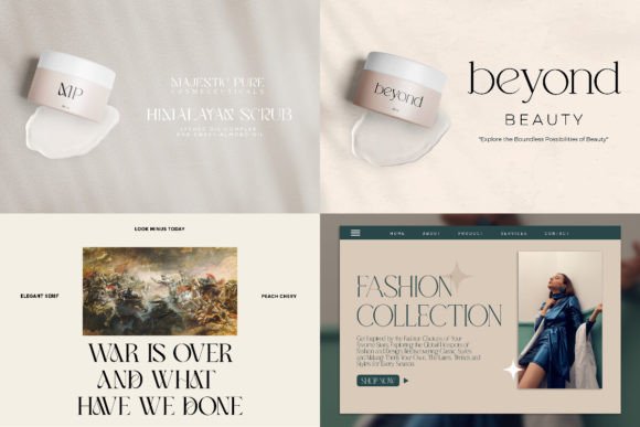 Modern Bundles  Font PNG with transparent background - Preview 3