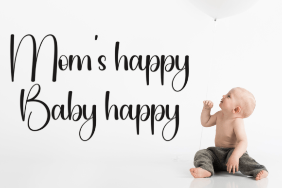 Mother's Font PNG with transparent background - Preview 1