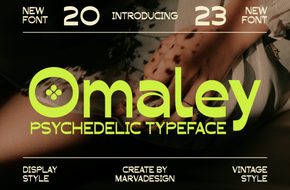 Omaley Sans Serif Font By Marvadesign