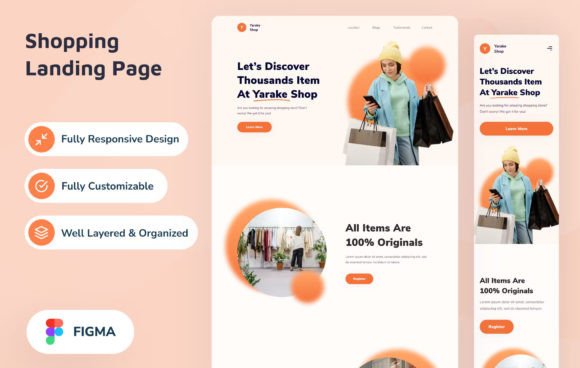 Shopping Landing Page