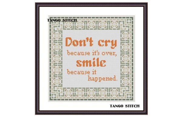 Smile Because It Happened Motivation Art
