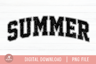 Summer Retro Varsity PNG Graphic by AN Graphics · Creative Fabrica