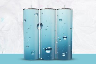 Water Drops Tumbler Wrap Graphic by Creative World · Creative Fabrica
