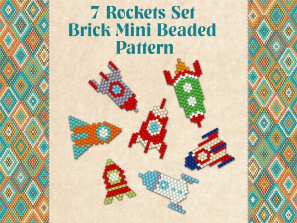 7 Beaded Rockets Set