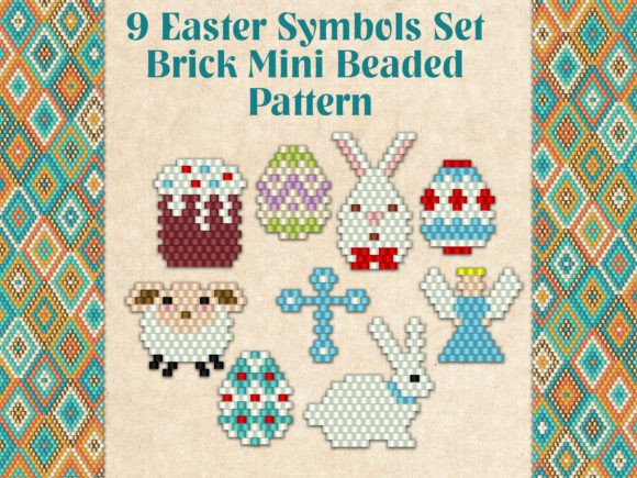 9 Easter Symbols Set