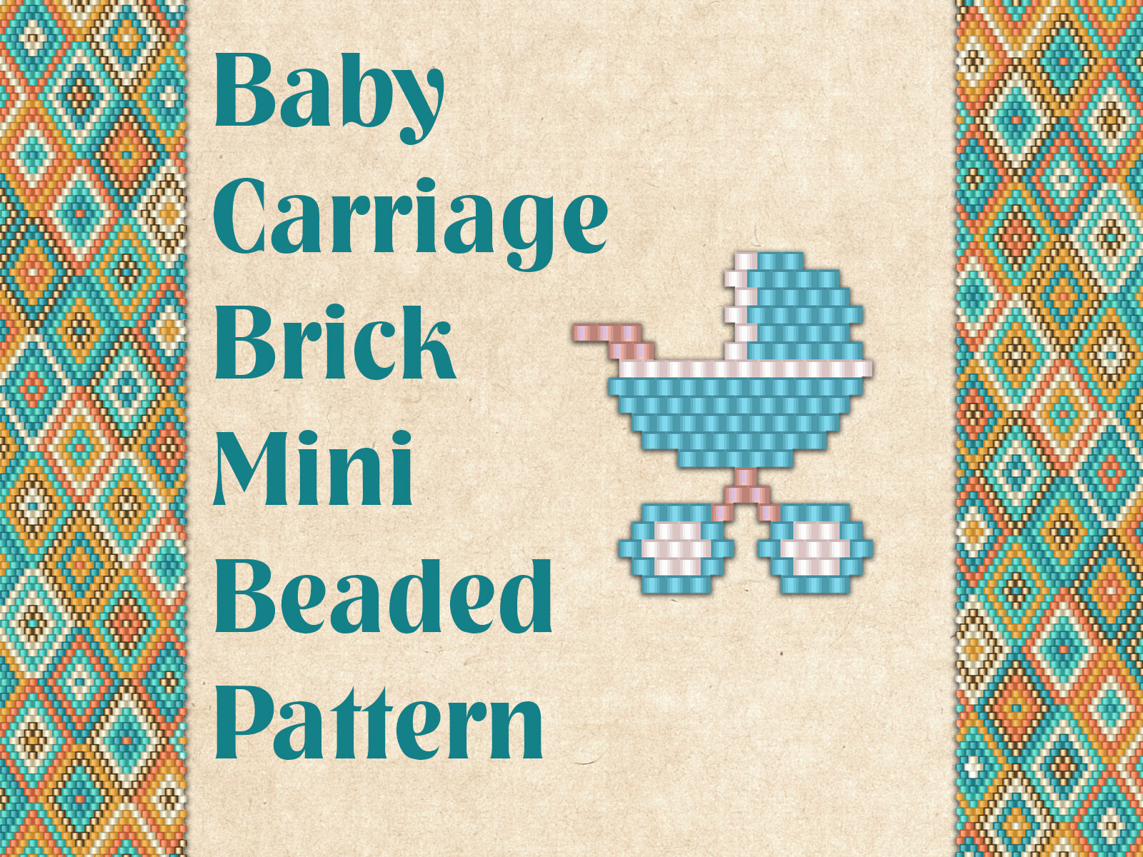 Beaded Baby Carriage