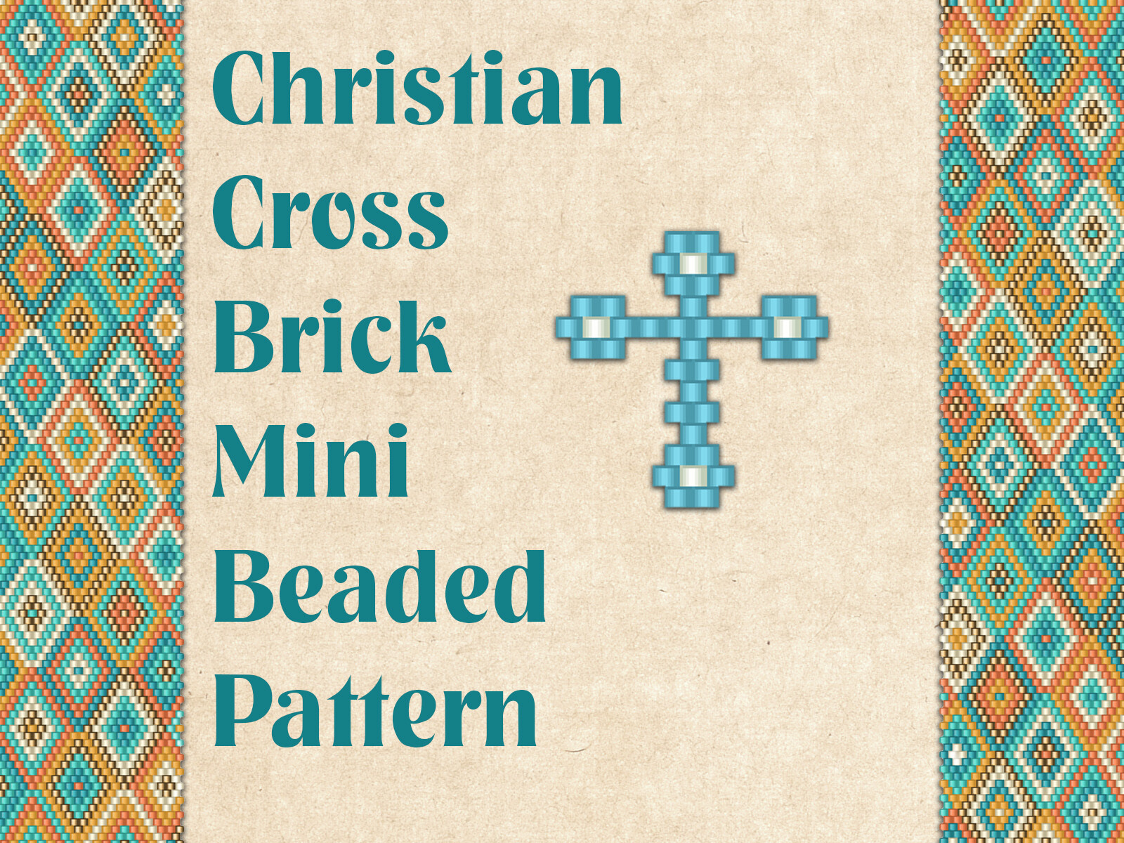 Beaded Christian Cross
