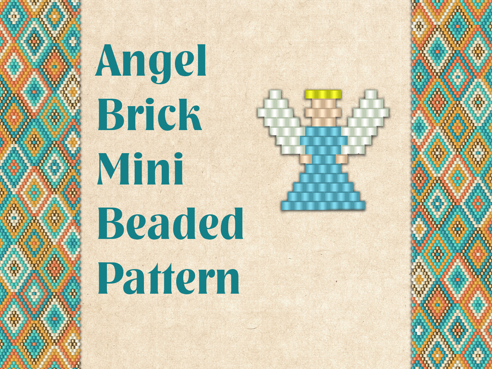 Beaded Christmas Angel