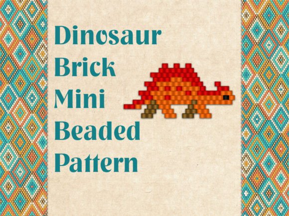 Beaded Dinosaur