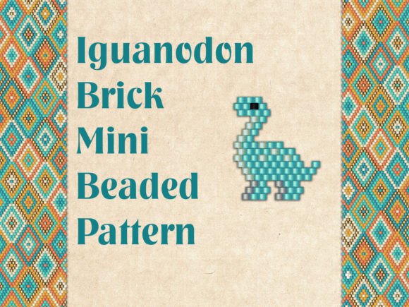 Beaded Dinosaur Iguanodon