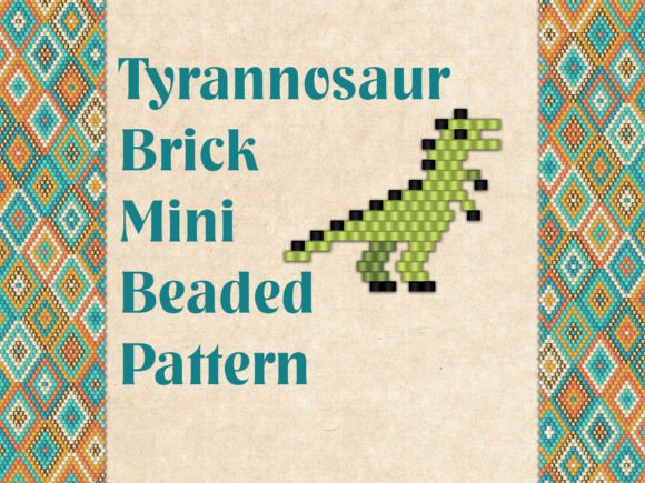 Beaded Dinosaur Tyrannosaur