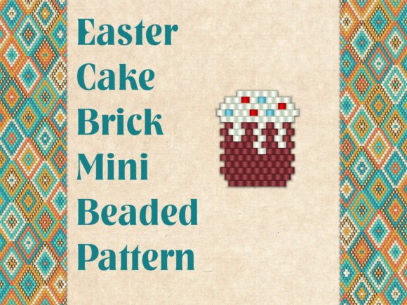 Beaded Easter Cake