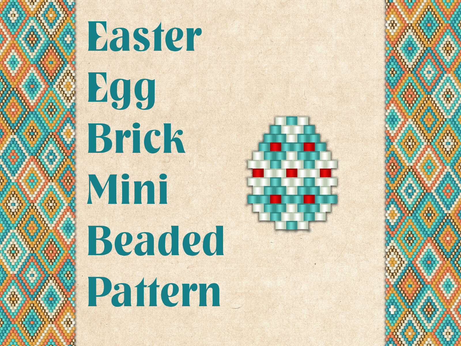 Beaded Easter Egg