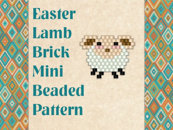 Beaded Easter Lamb