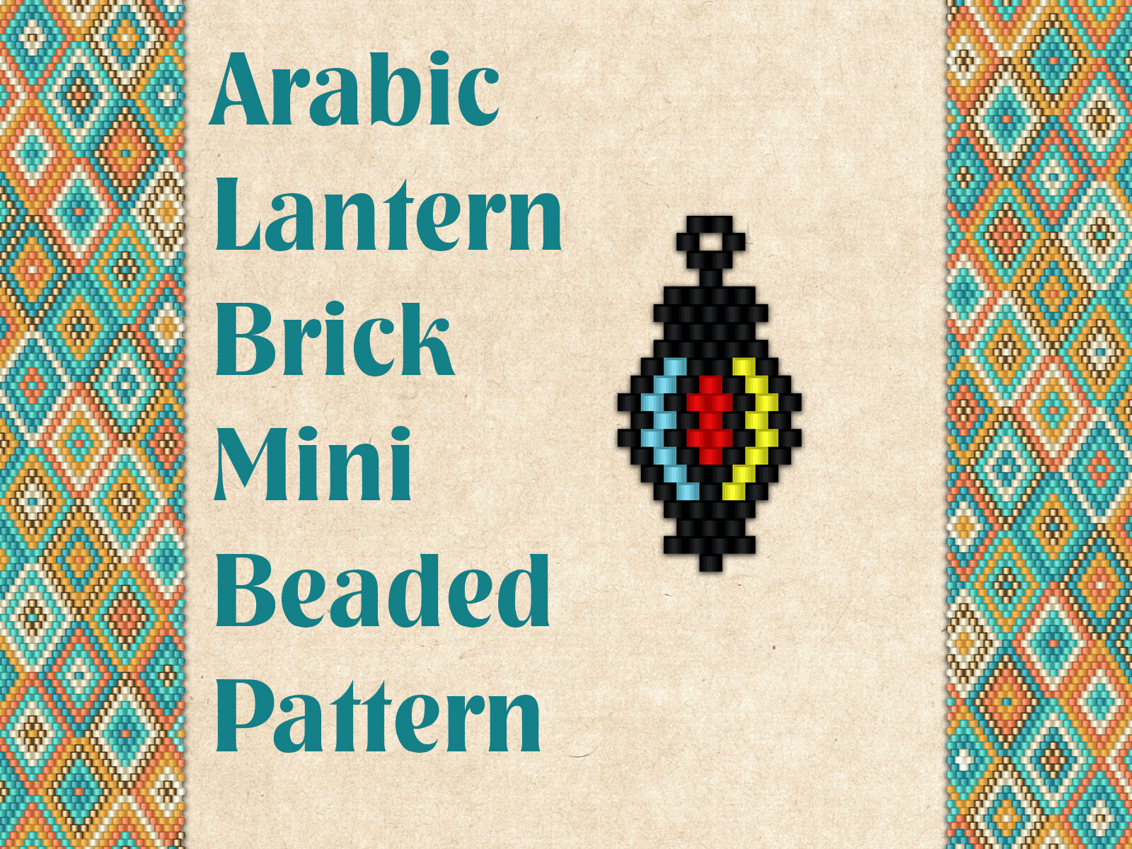 Beaded Maroccan Candle