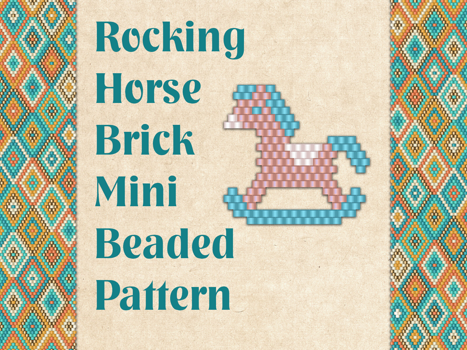 Beaded Rocking Horse