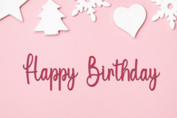 Beautiful Font - Preview 1