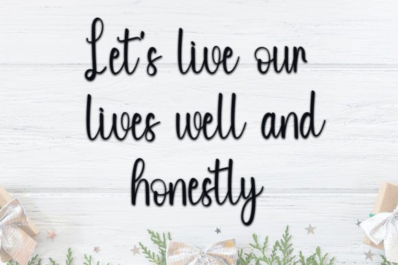 Beautiful Font - Preview 2